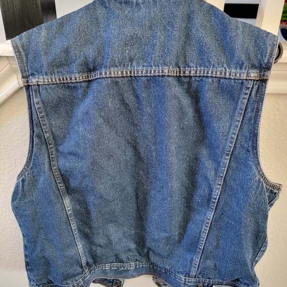 Denim fleece lined Guide Gear vest - Picture 2 of 6